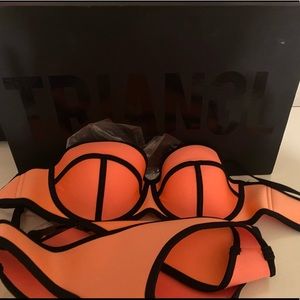 NWT TRIANGL SCUBA BIKINI SET IN ARIZONA ORANGE